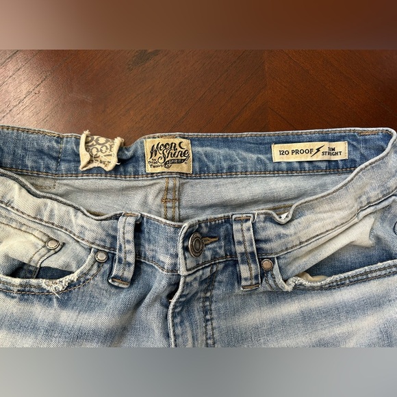 MOOR SHIRE Relaxed Blue Jeans with Vintage Fading w31/L32 - Picture 6 of 10